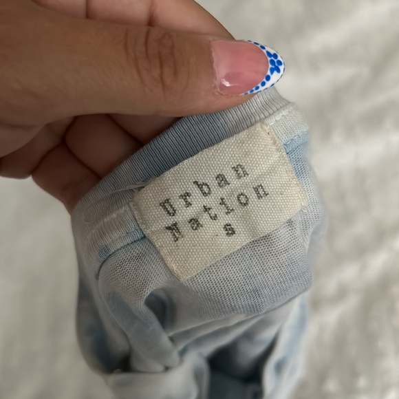 light blue tie-dye tee - Picture 3 of 3